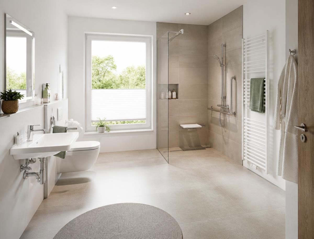 Barrierefreies Badezimmer